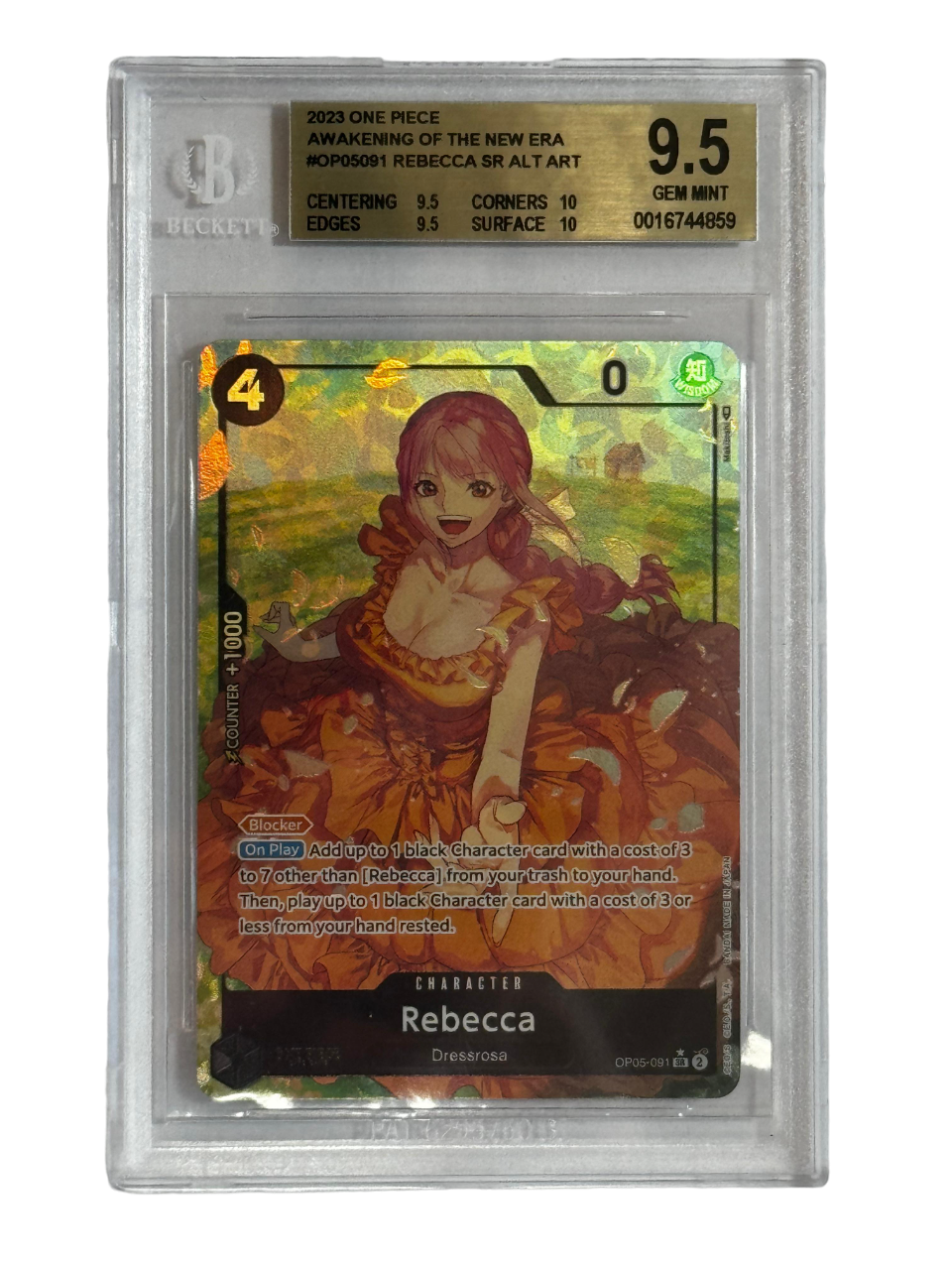 One Piece Rebecca OP05-091 Englisch - BGS