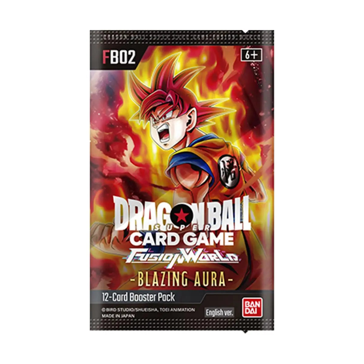 Dragon Ball Super Fusion World Blazing Aura FB02 Booster - Englisch