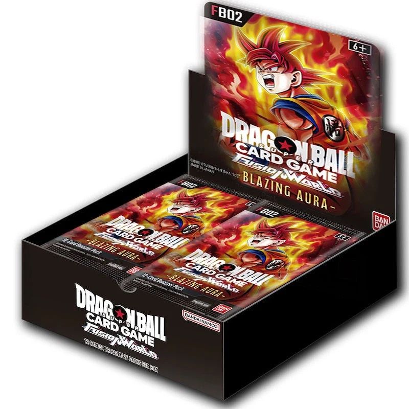 Dragon Ball Super Fusion World Blazing Aura FB02 Booster Display - Englisch