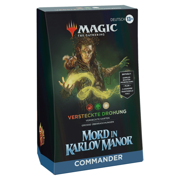 Magic the Gathering: Mord in Karlov Manor Commander Deck Versteckte Drohung - Deutsch